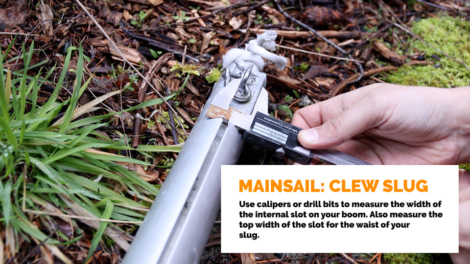 Mainsail: Clew Slug