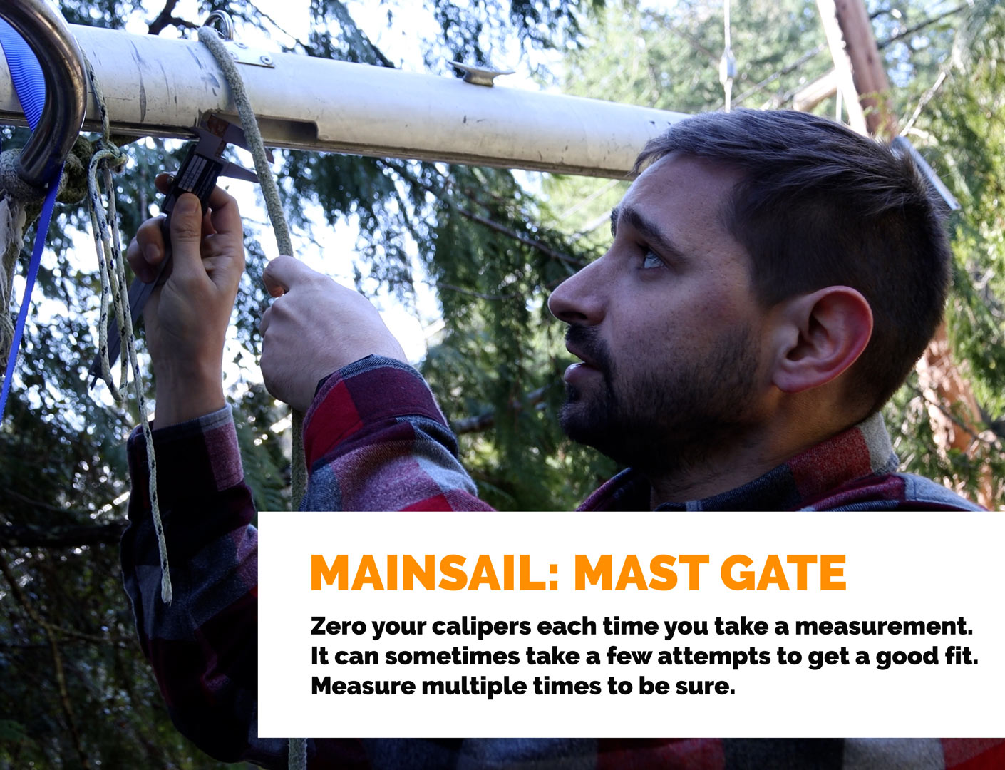 Mainsail: Mast Gate