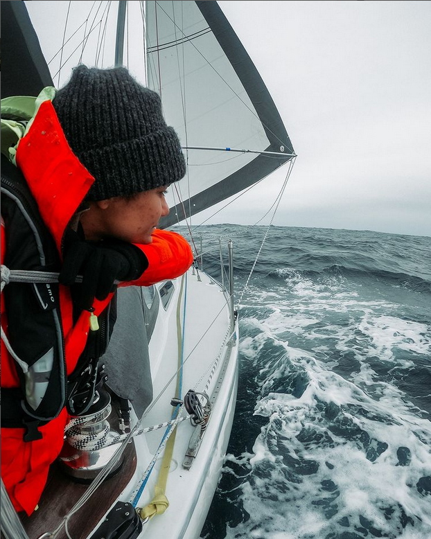 heavy weather sailing: sailing in the fog