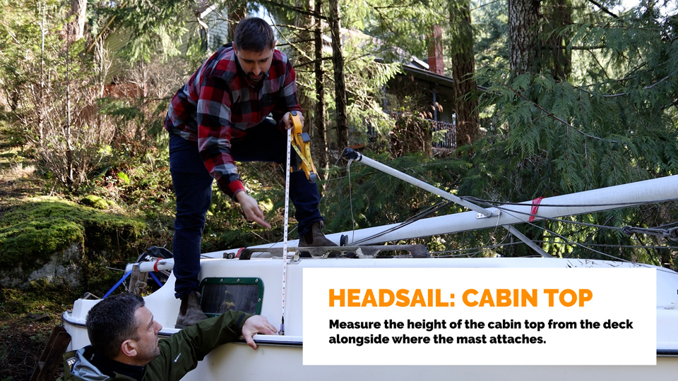 Headsail Cabin Top