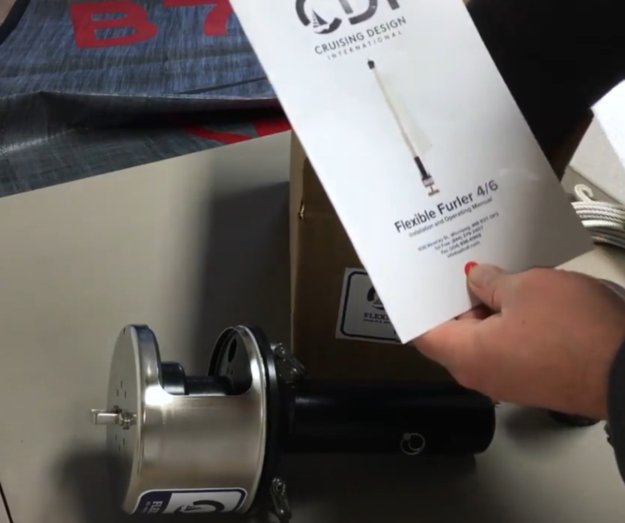 cdi furler unboxing for a furling headsail