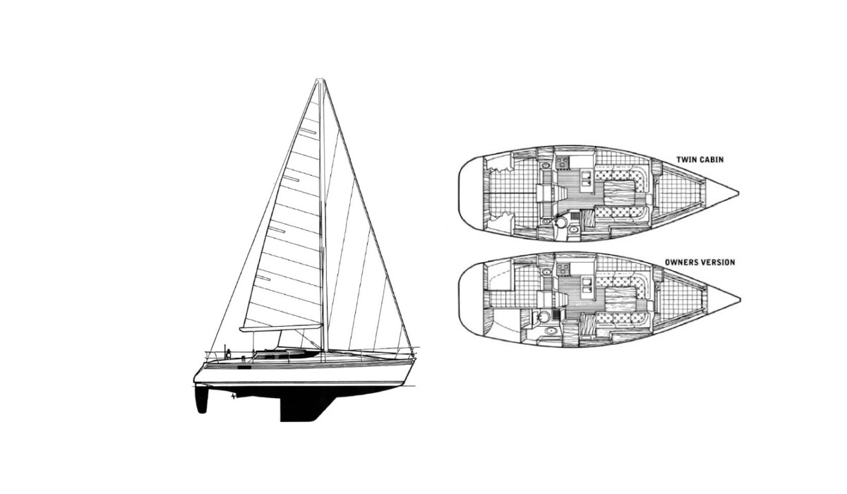 Beneteau-OCeanis-350-Drawing