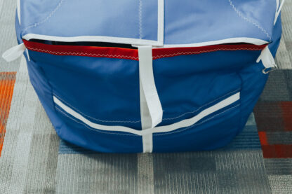 Tack or Clew Side of Spinnaker Bag to show details of bag