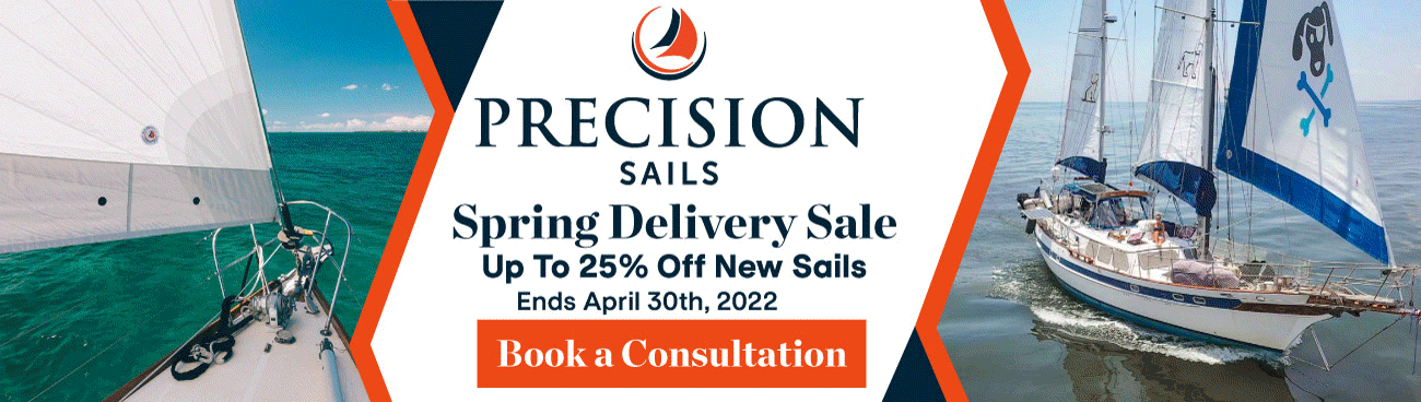 Get sails delivered for spring with precision sails spring delivery discounts