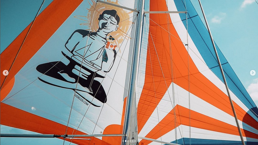 SV Delos Spinnaker and Balooner