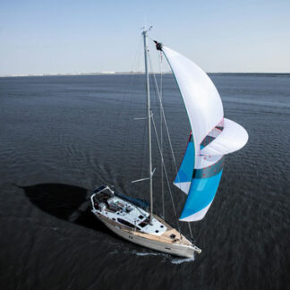 Self stabilizing downwind sail. Spinnaker with a wing. Oxley Bora via Precision Sails. Spinnaker alternative.